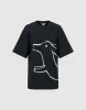 Printed Crew Neck Straight T-Shirt sold by Urban Revivo