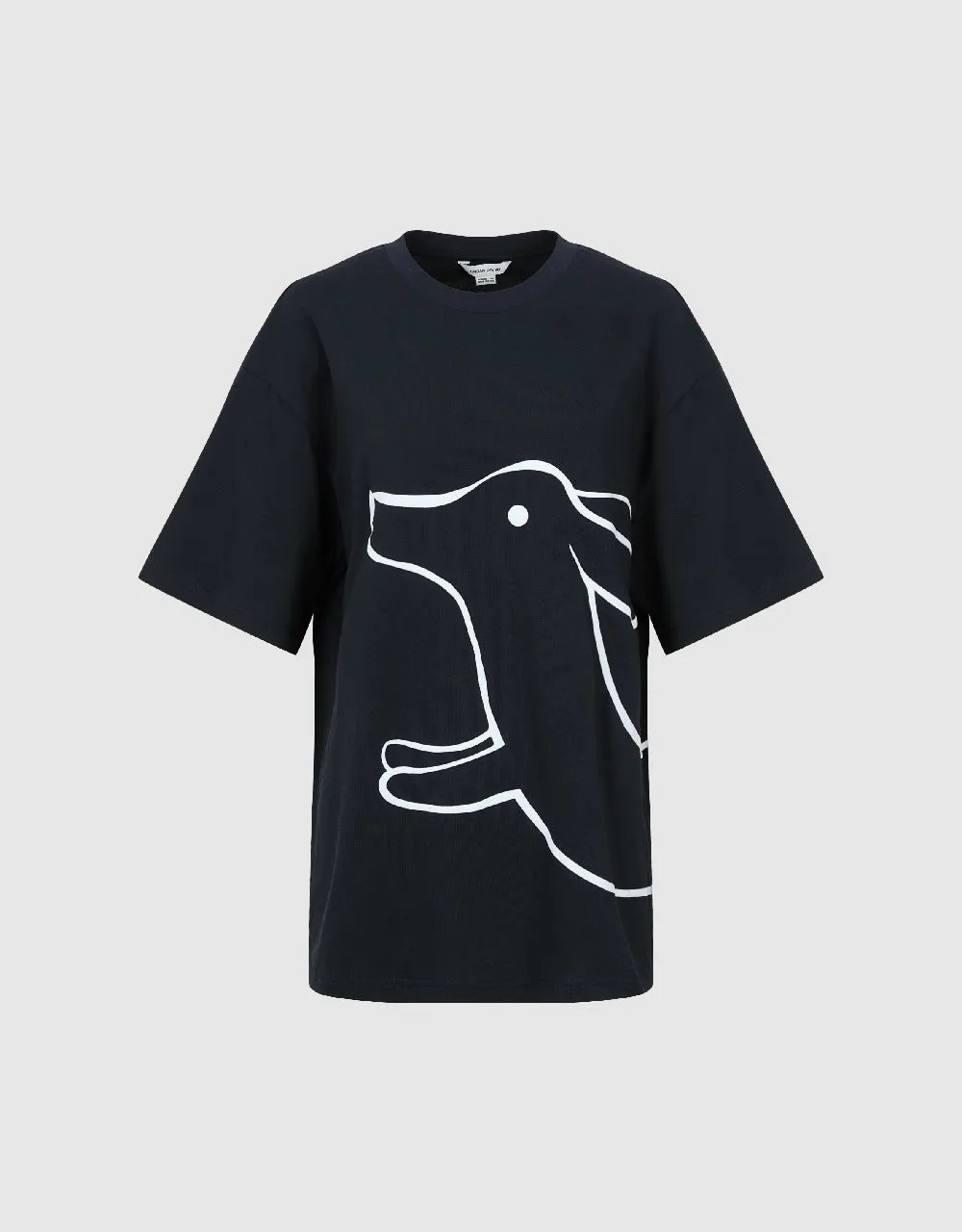 Printed Crew Neck Straight T-Shirt sold by Urban Revivo product image thumbnail 2