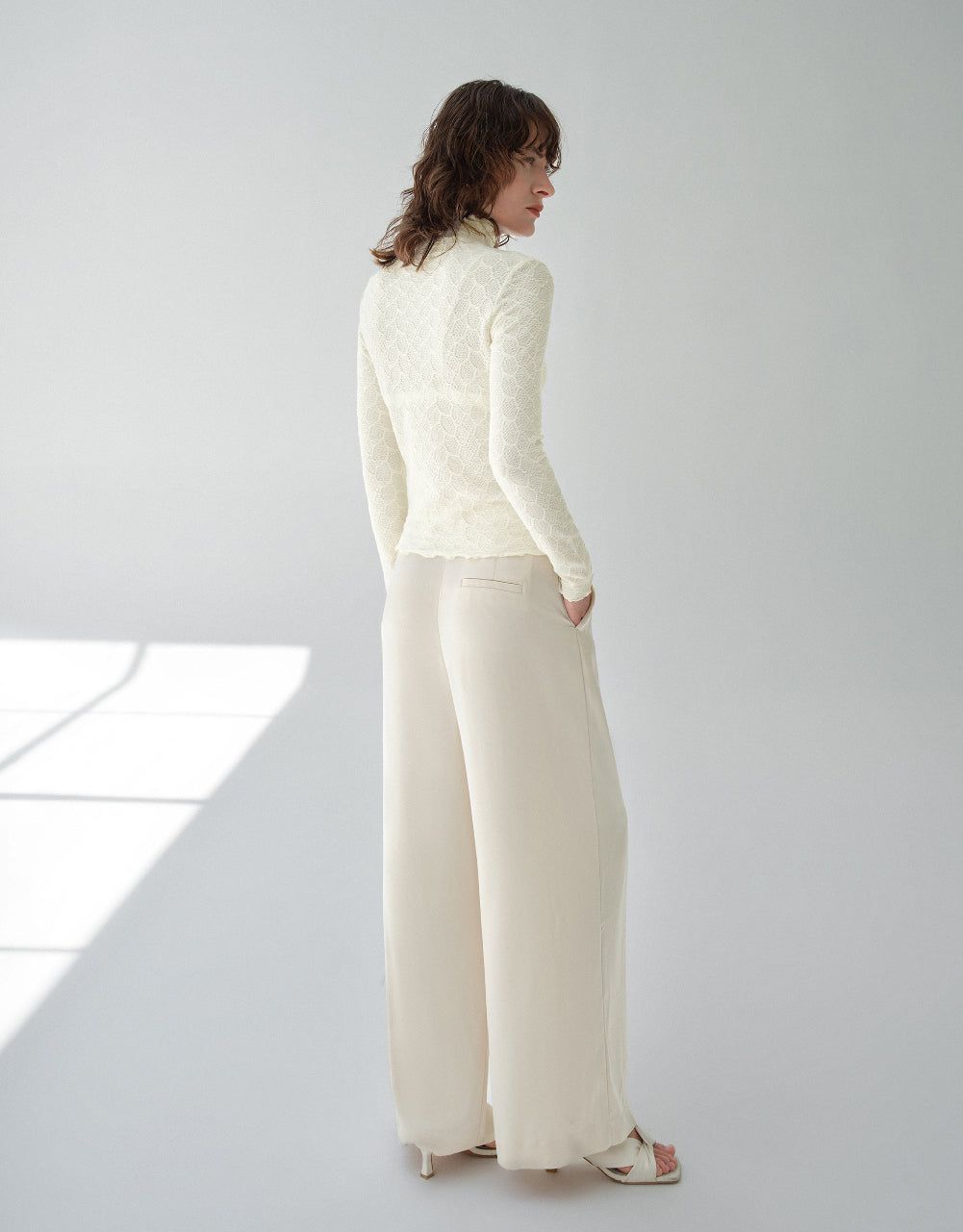 Stand Collar Skinny T-Shirt sold by Urban Revivo product image thumbnail 4