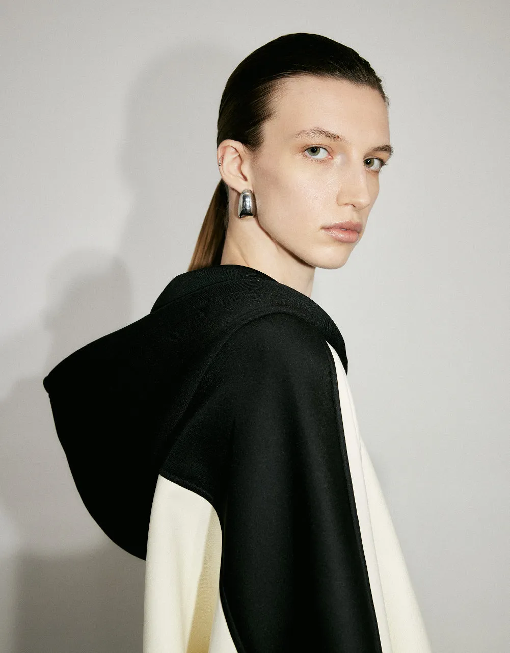 Contrast Fabric Hoodie sold by Urban Revivo product image thumbnail 5