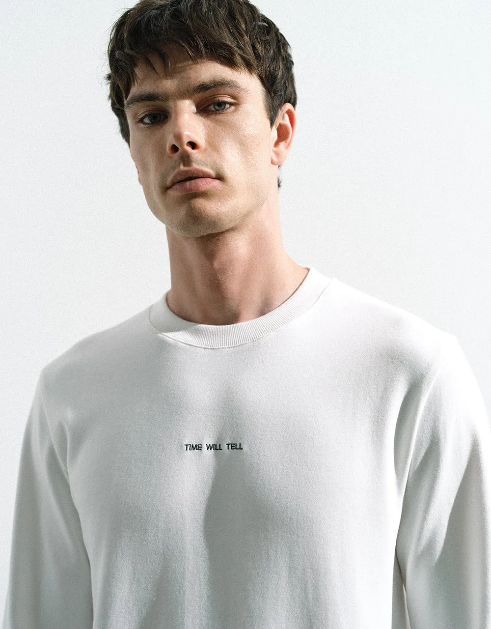 Crew Neck Straight Sweatshirt sold by Urban Revivo product image thumbnail 5