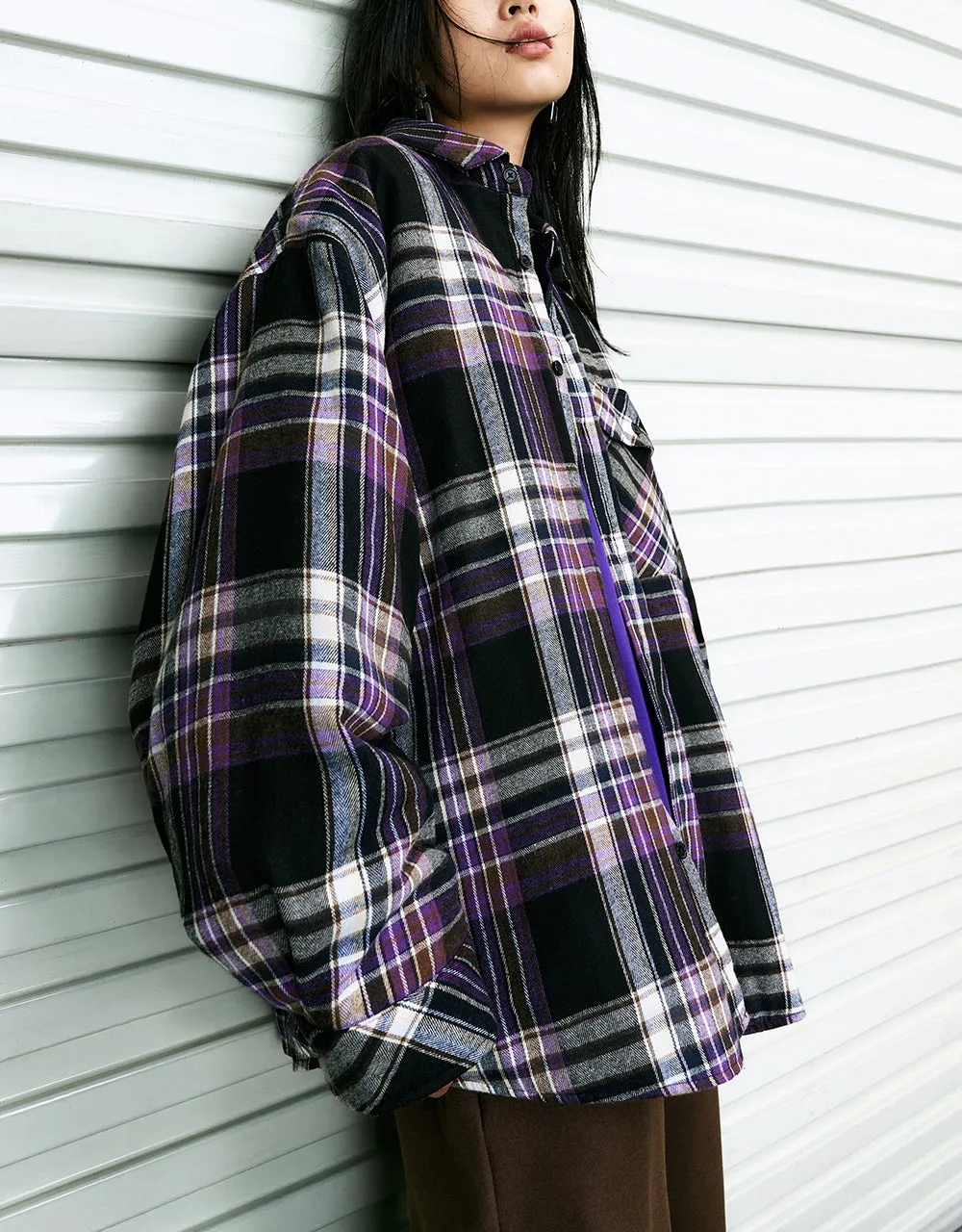Plaid Straight Shirt sold by Urban Revivo product image thumbnail 3