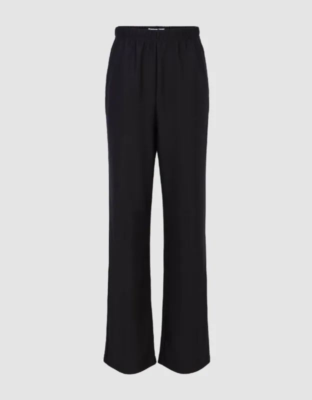 Elastic Waist Knitted Straight Pants sold by Urban Revivo