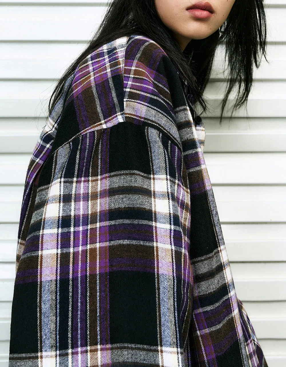 Plaid Straight Shirt sold by Urban Revivo product image thumbnail 5