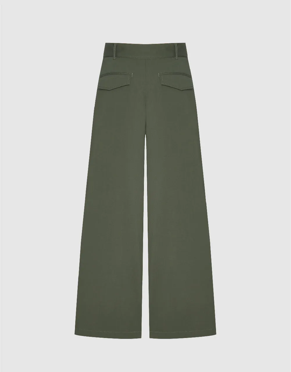 Wide-Leg Pants With Belt sold by Urban Revivo product image thumbnail 3