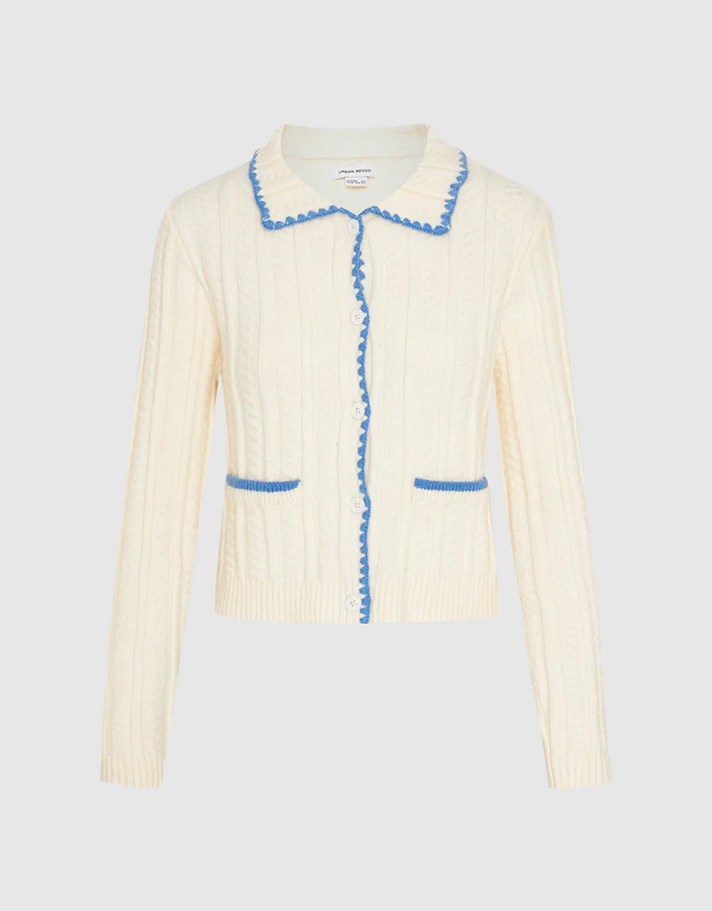 Button Up Knitted Cardigan sold by Urban Revivo product image thumbnail 2