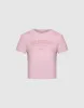 Letter Printed Crew Neck T-Shirt sold by Urban Revivo