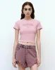 Letter Printed Crew Neck T-Shirt sold by Urban Revivo