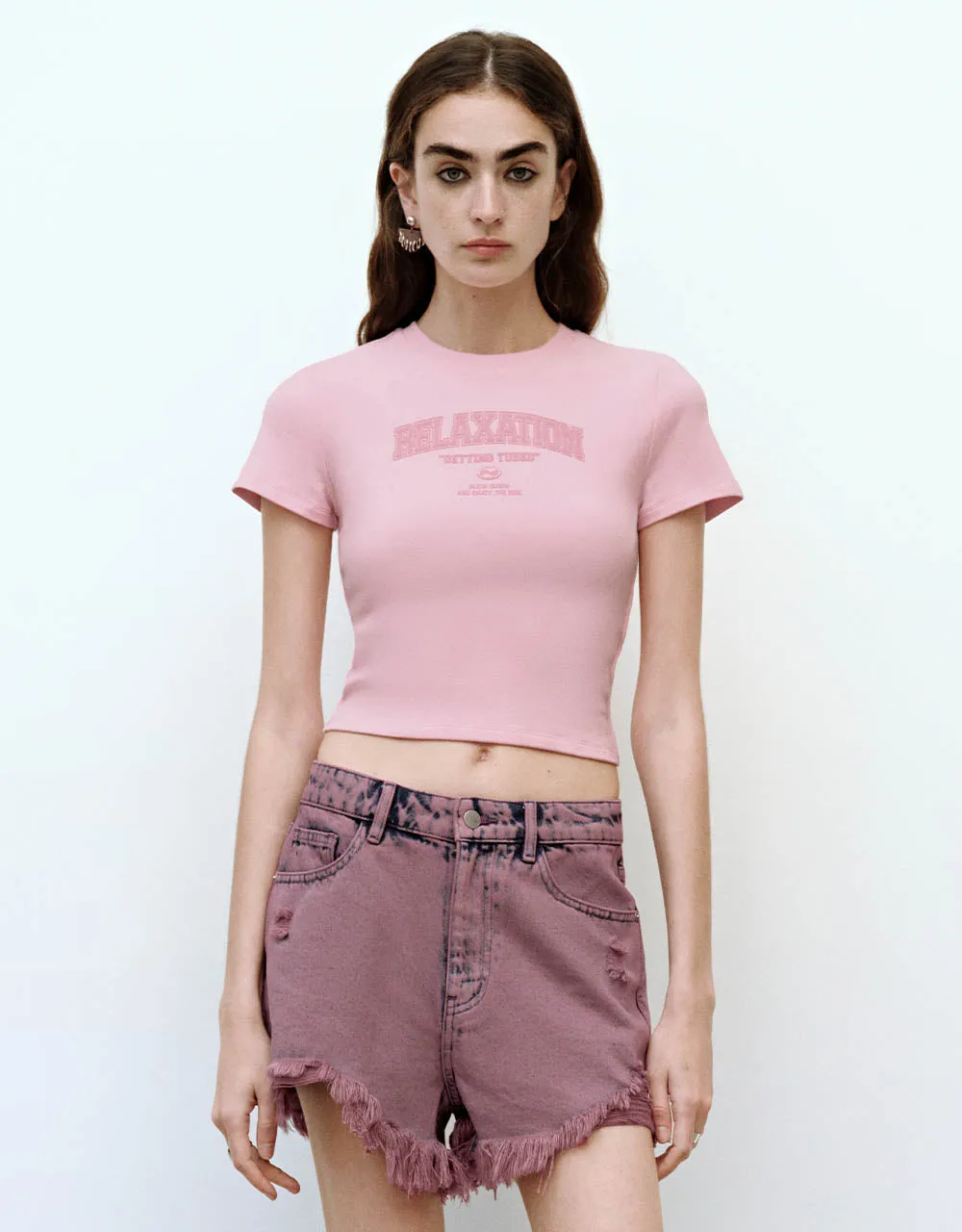 Letter Printed Crew Neck T-Shirt sold by Urban Revivo