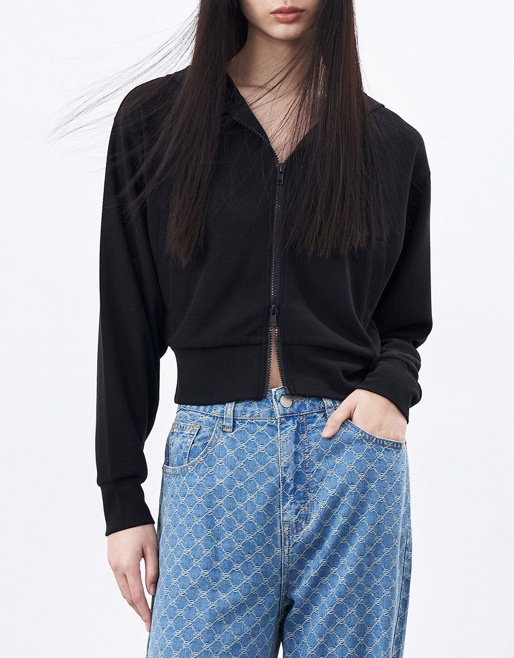 Zip Up Jacket sold by Urban Revivo product image thumbnail 2