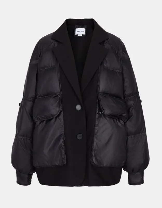 Tie Front 2-in-1 Down Jacket sold by Urban Revivo