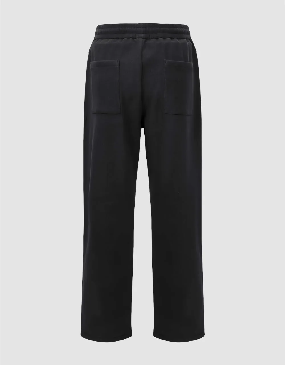 Elastic Waist Knitted Straight Pants sold by Urban Revivo product image thumbnail 2