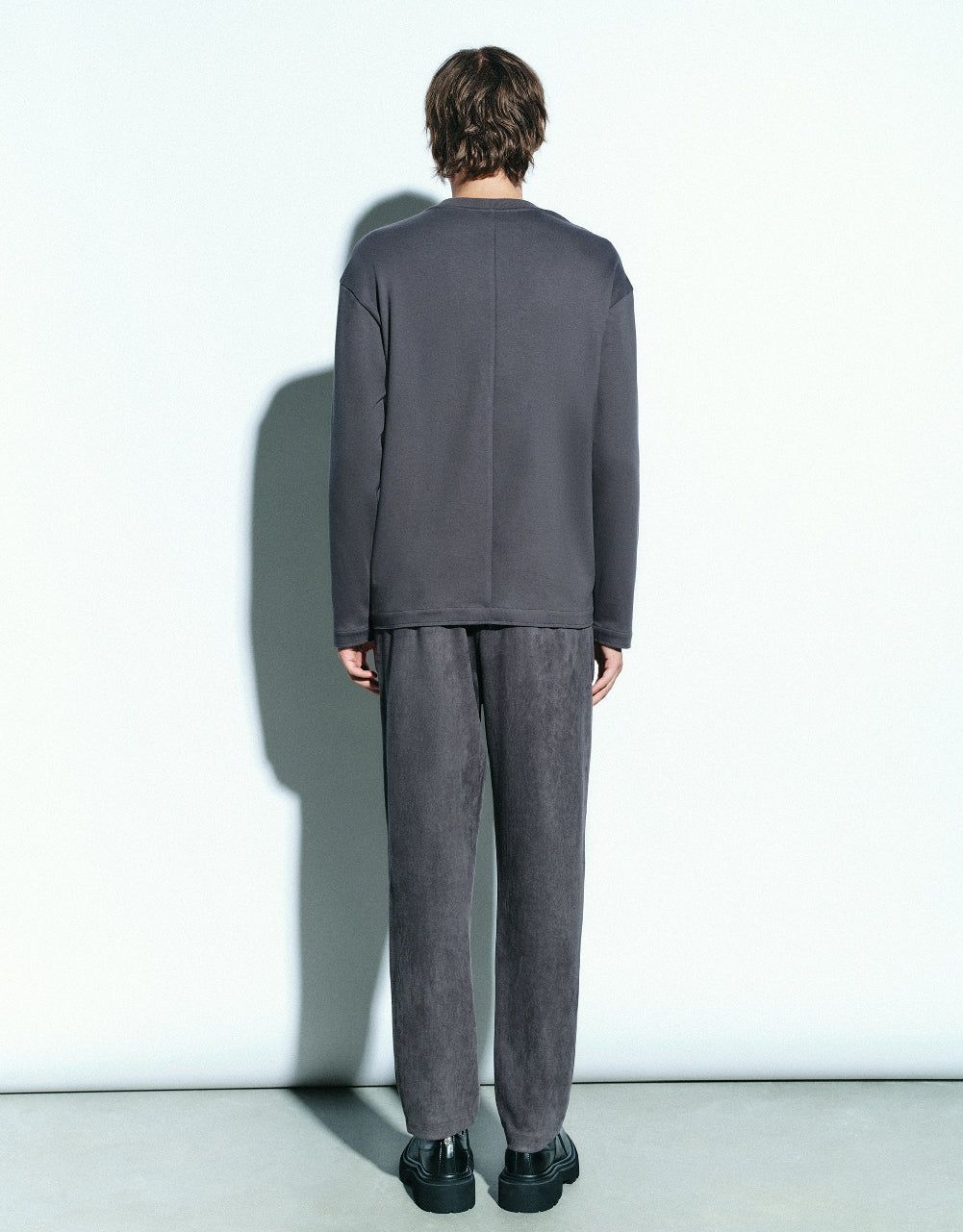 Crew Neck Loose Sweatshirt sold by Urban Revivo product image thumbnail 3