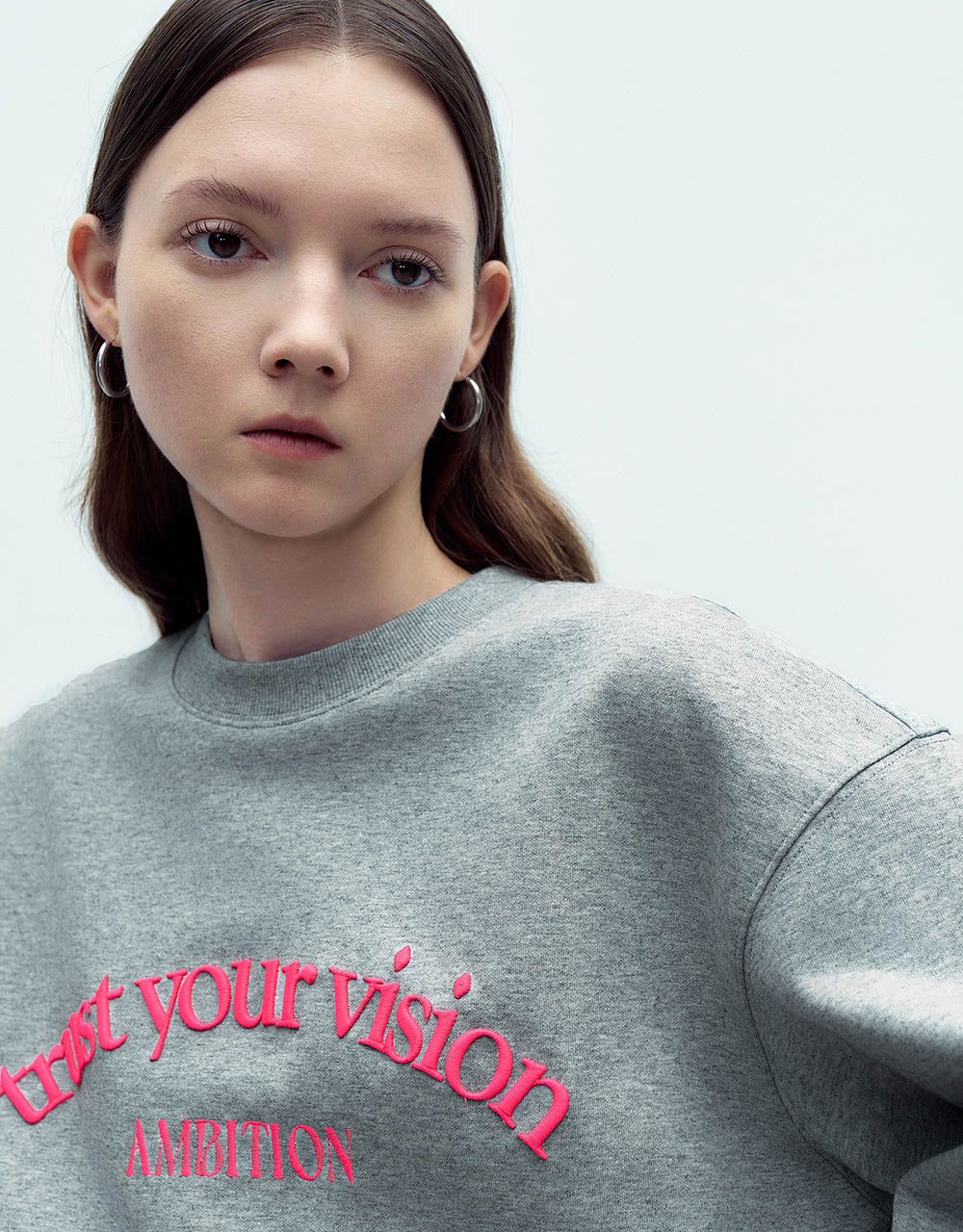 Slogan Printed Crew Neck A-Line Sweatshirt sold by Urban Revivo product image thumbnail 5