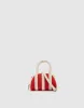 Striped Stand Handle Shoulder Bag sold by Urban Revivo