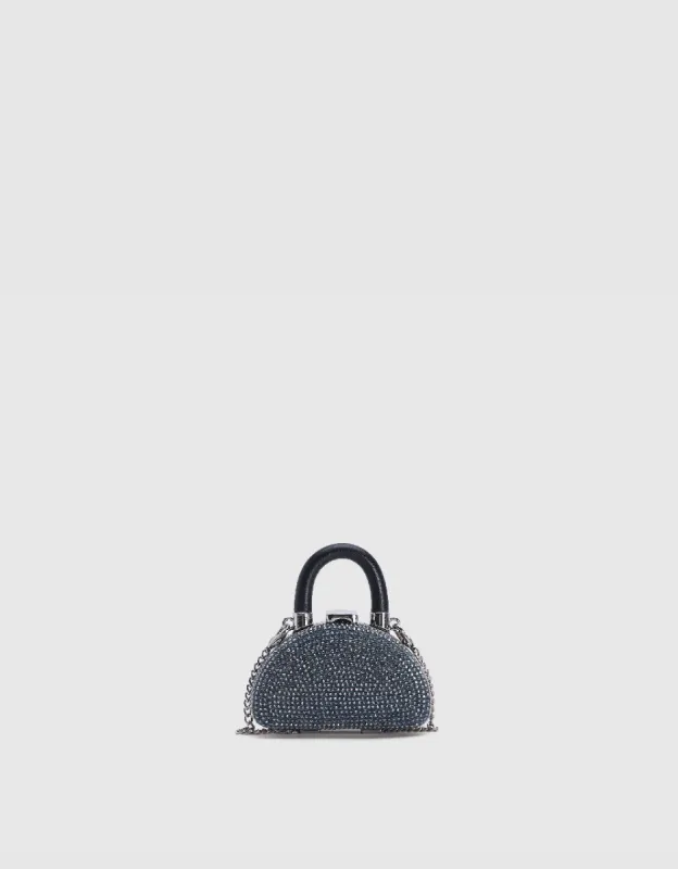 Rhinestone Décor Denim Mini Bag sold by Urban Revivo