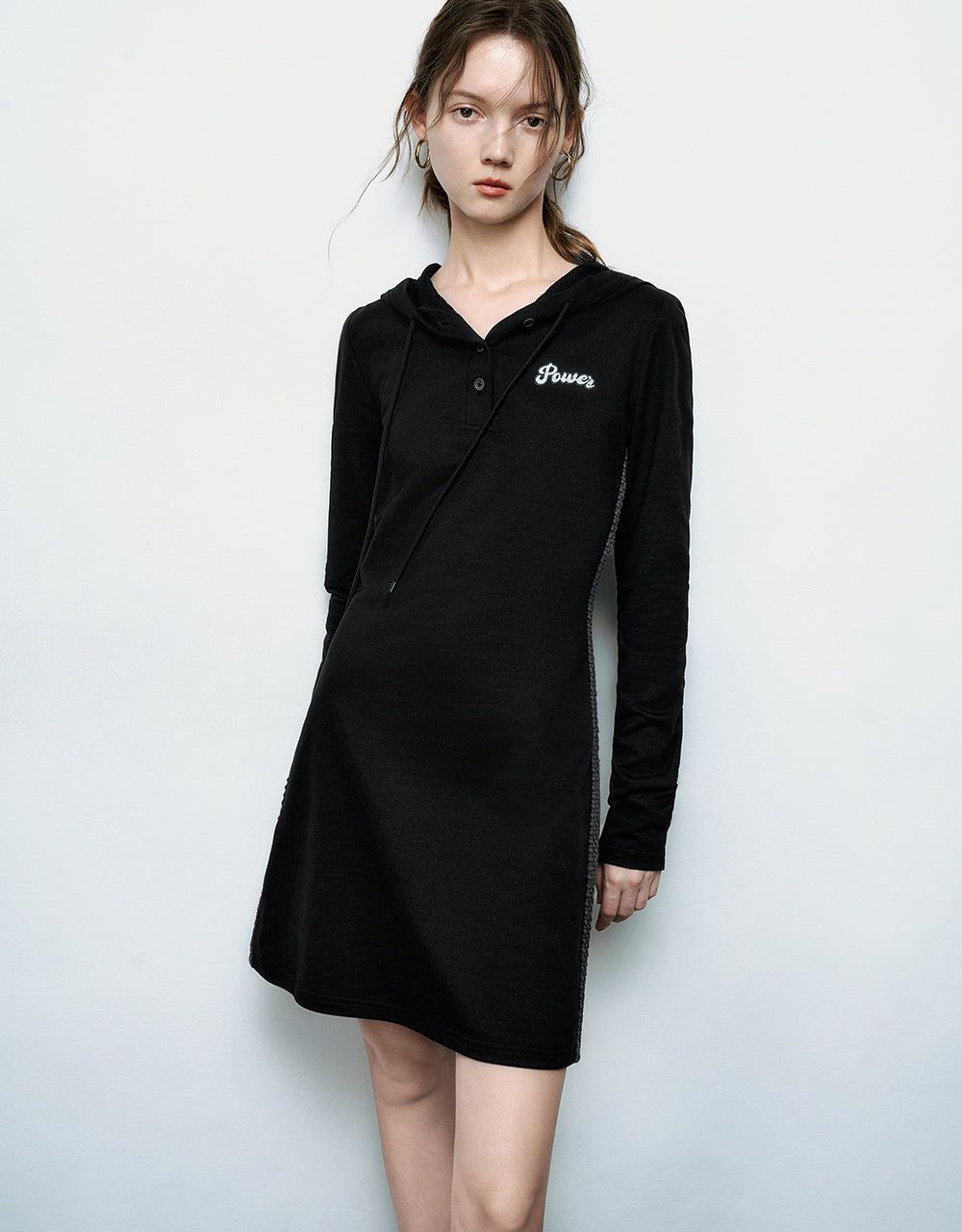 Hooded Straight Dress sold by Urban Revivo product image thumbnail 3