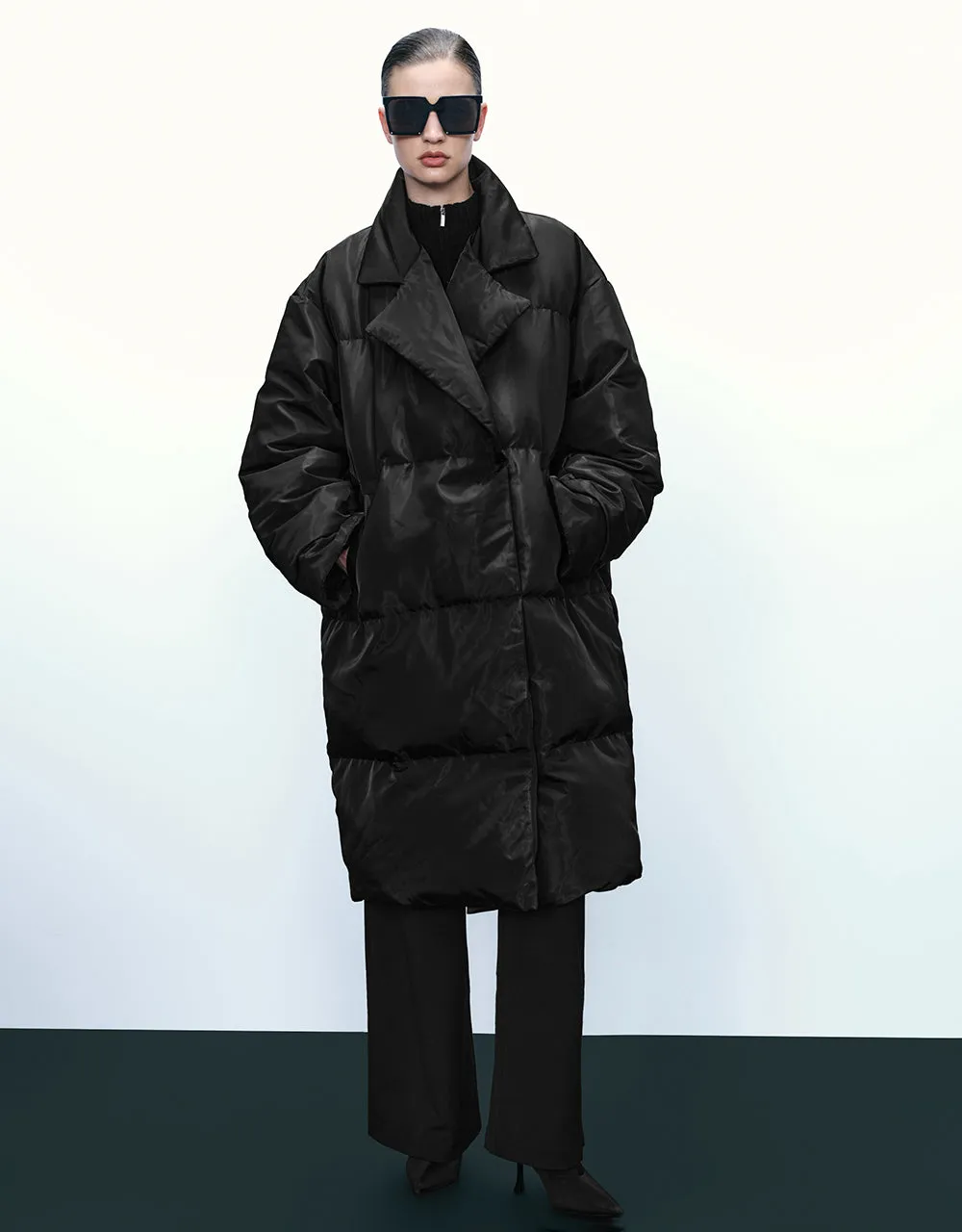 Oversized Straight Down Jacket sold by Urban Revivo