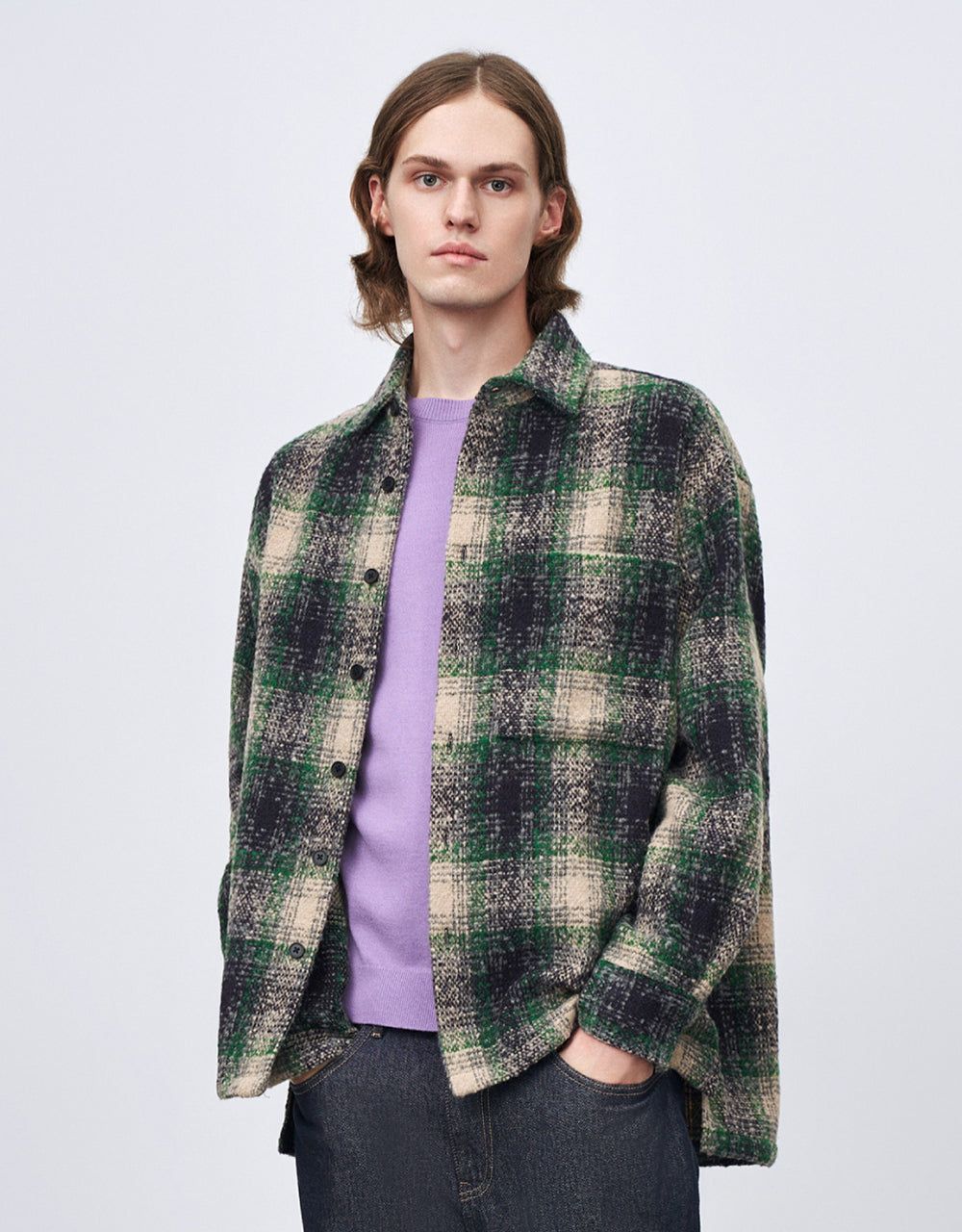 Plaid Woolen Jacket sold by Urban Revivo