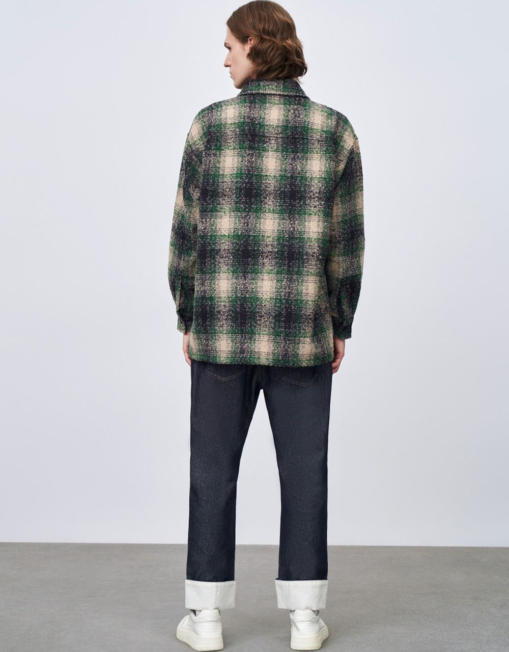 Plaid Woolen Jacket sold by Urban Revivo product image thumbnail 3