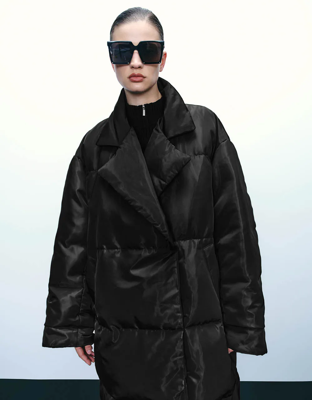 Oversized Straight Down Jacket sold by Urban Revivo product image thumbnail 4