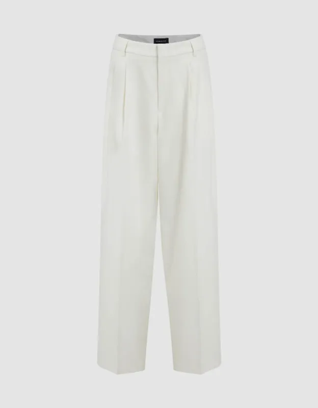 Tailored Wide-Leg Pants sold by Urban Revivo