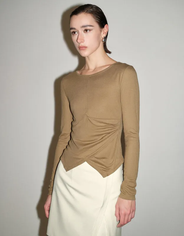 Crew Neck Skinny T-Shirt sold by Urban Revivo