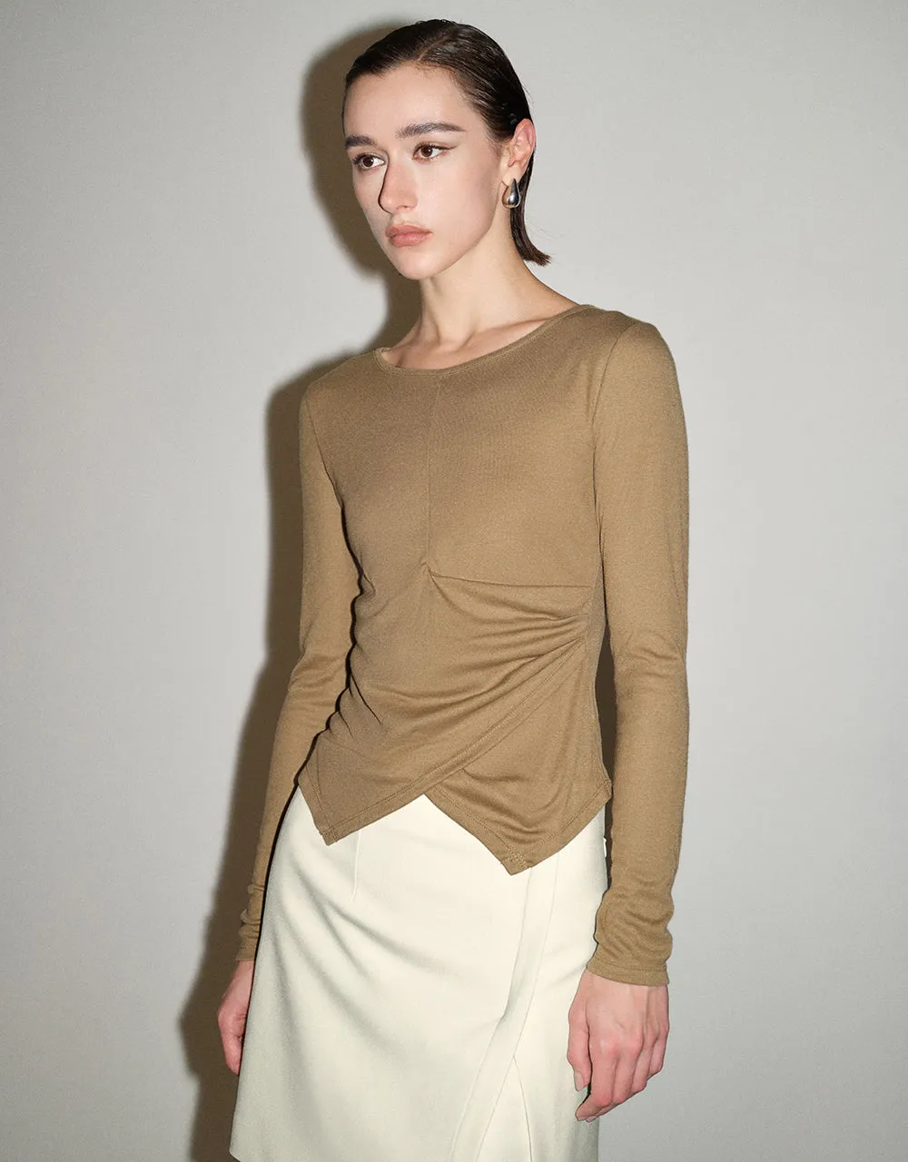Crew Neck Skinny T-Shirt sold by Urban Revivo