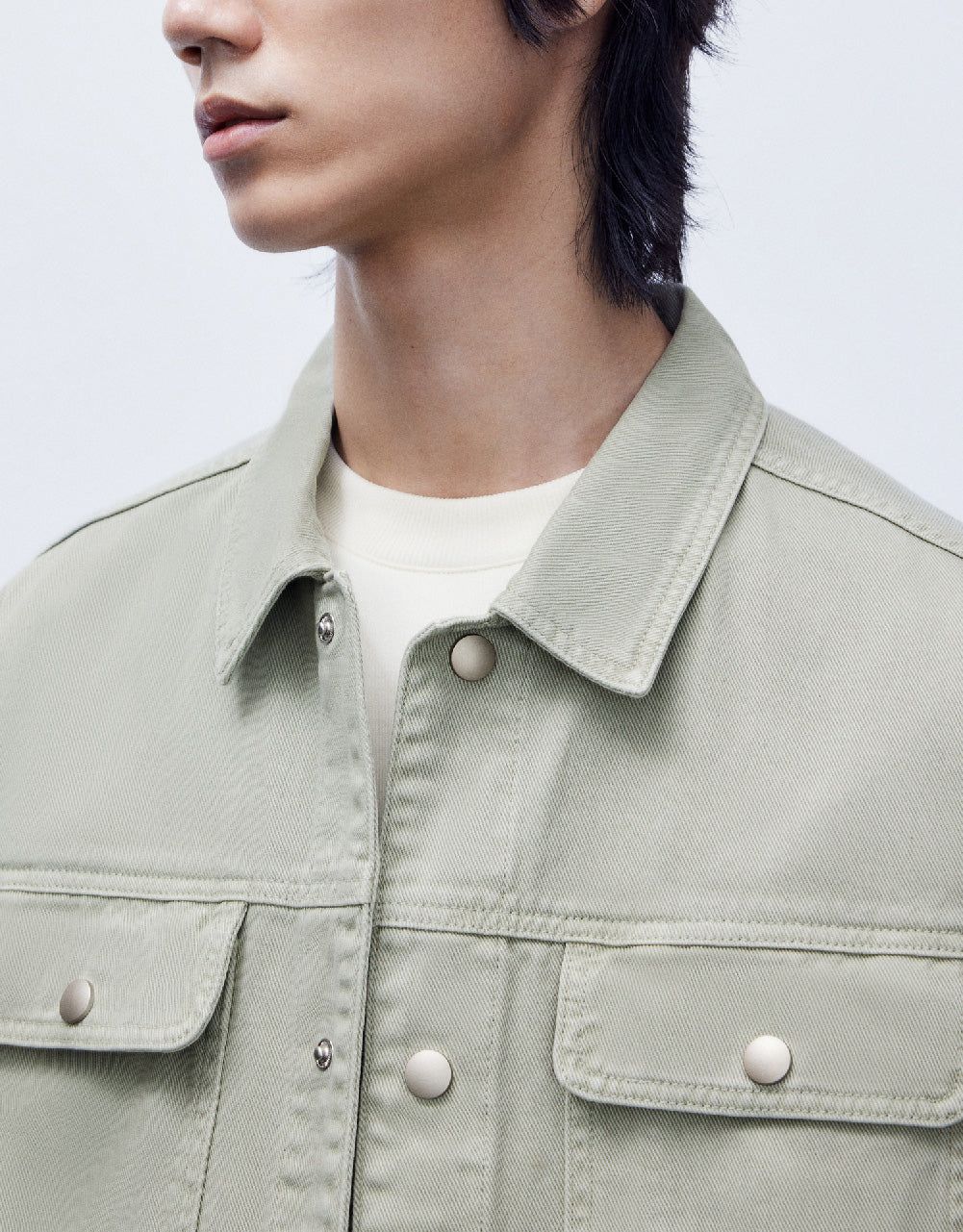 Front Pockets Denim Jacket sold by Urban Revivo product image thumbnail 5