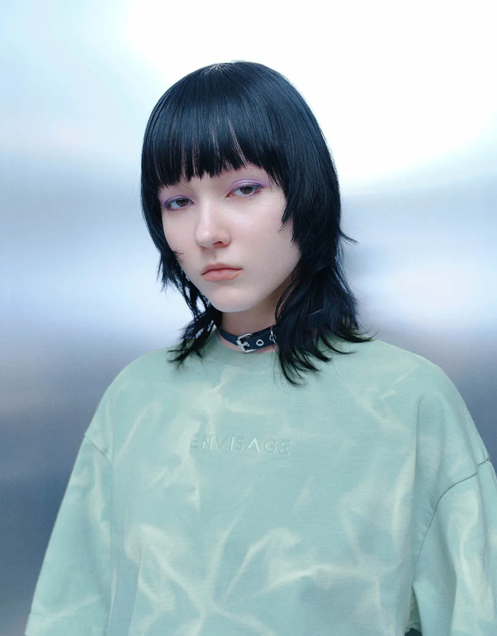 Drop Shoulder Sleeve Crew Neck Loose T-Shirt sold by Urban Revivo product image thumbnail 4