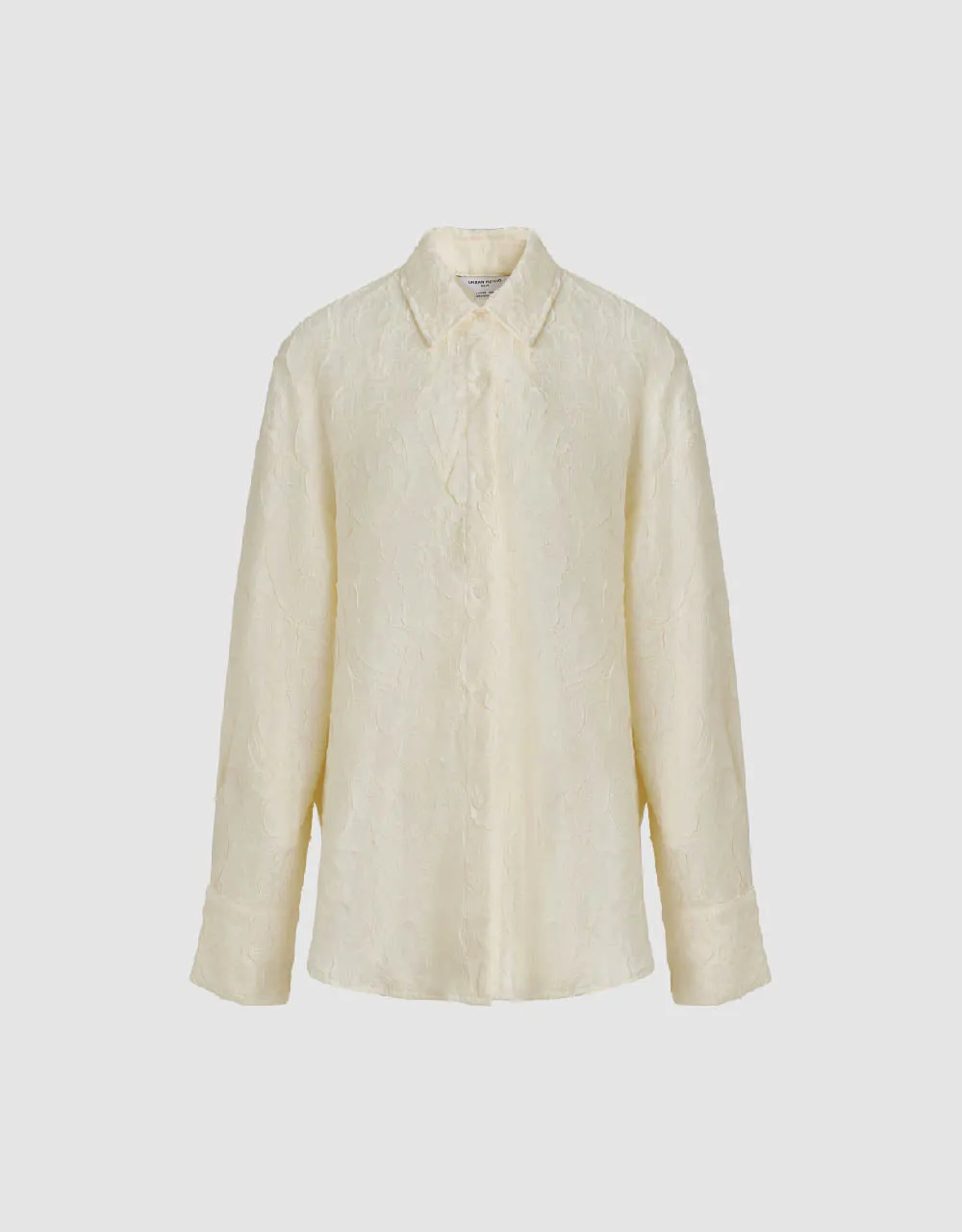 Button Up Embossed Loose Shirt sold by Urban Revivo product image thumbnail 2
