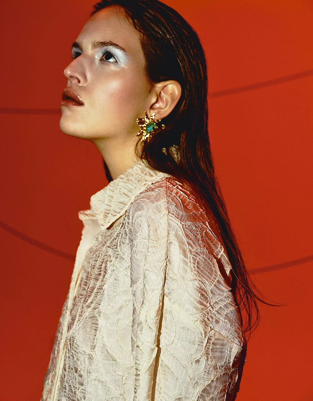 Button Up Embossed Loose Shirt sold by Urban Revivo product image thumbnail 4