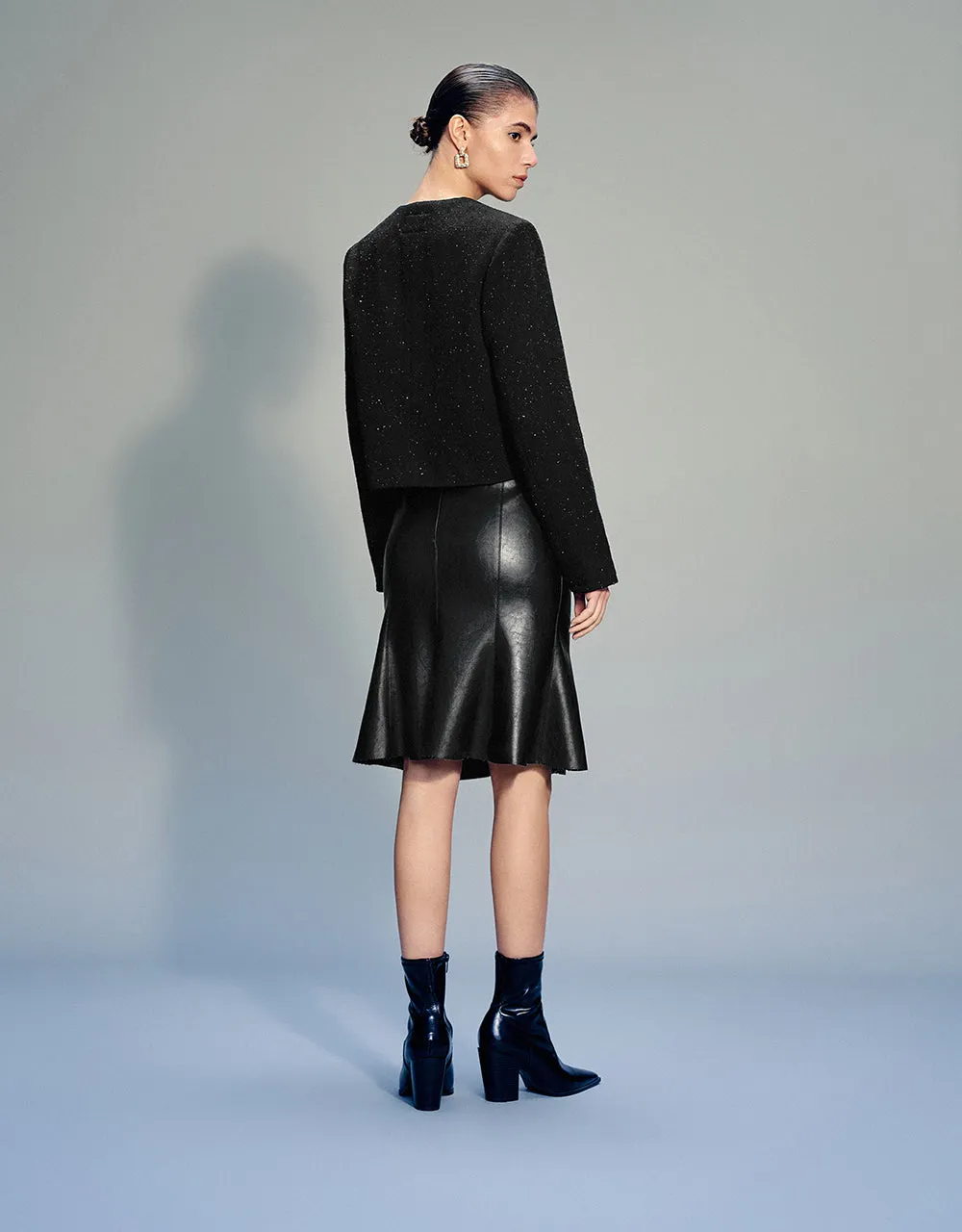 Crew Neck Denim Jacket sold by Urban Revivo product image thumbnail 5