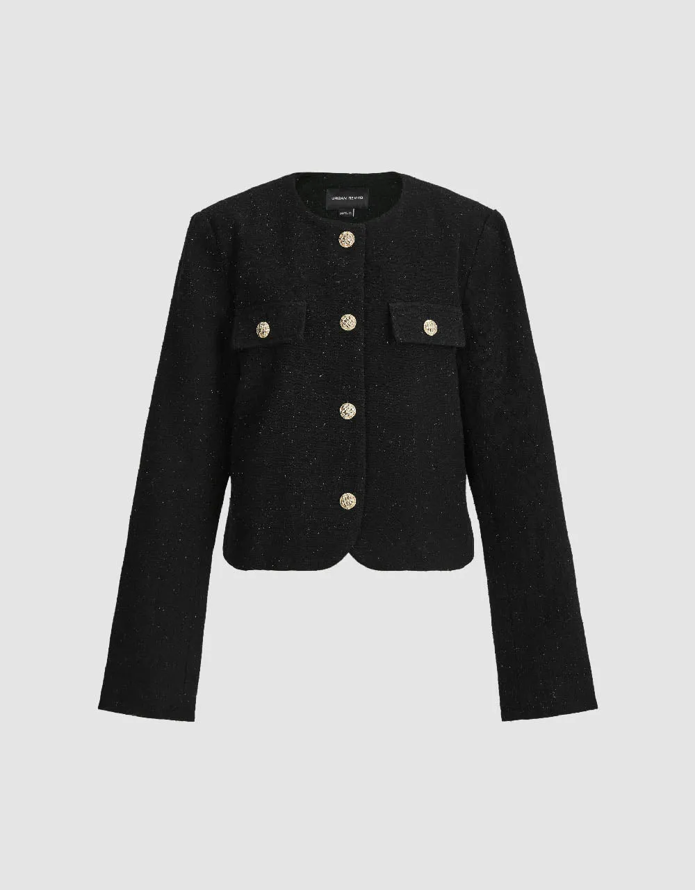 Crew Neck Denim Jacket sold by Urban Revivo product image thumbnail 2