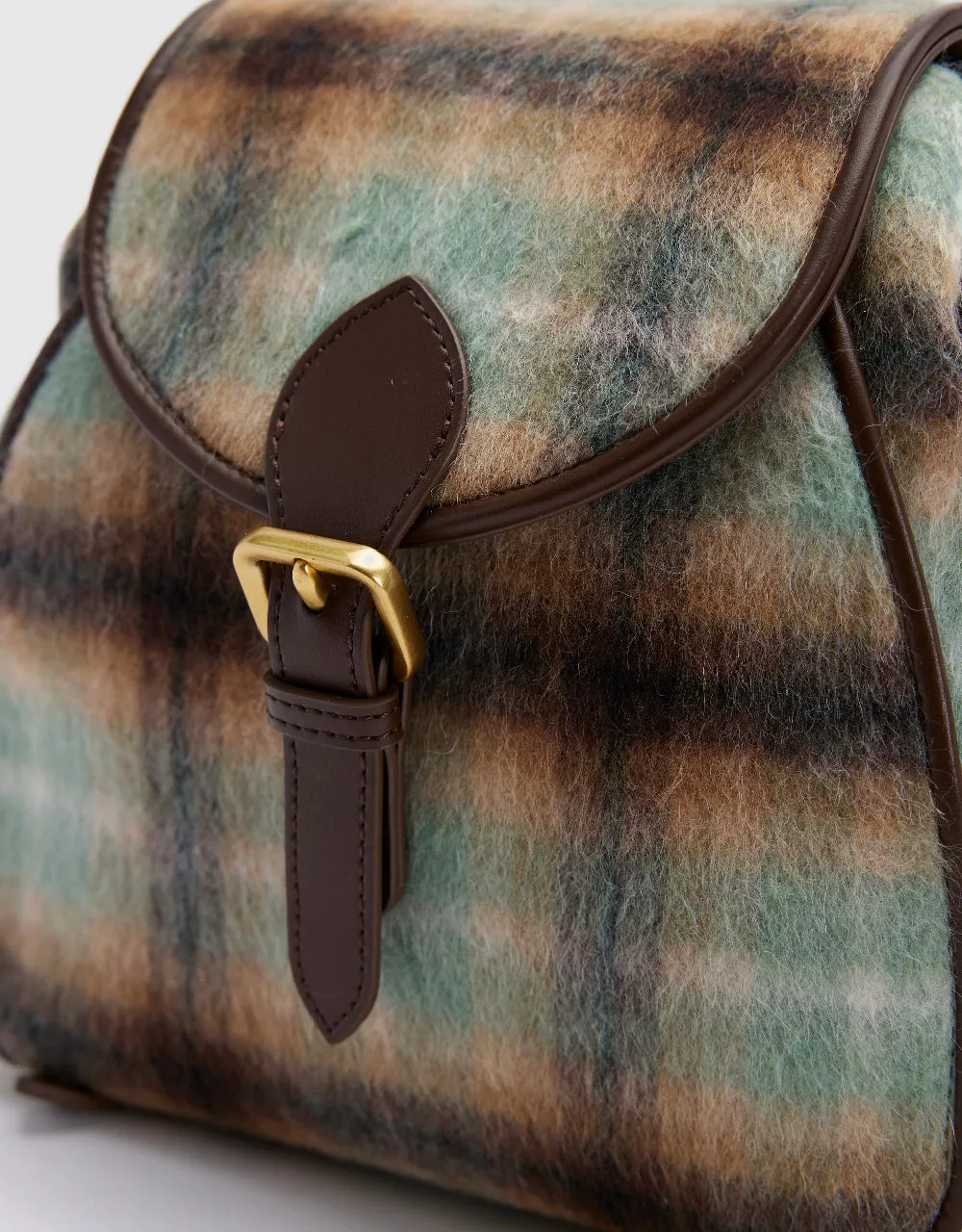 Plaid Mini Backpack sold by Urban Revivo product image thumbnail 5
