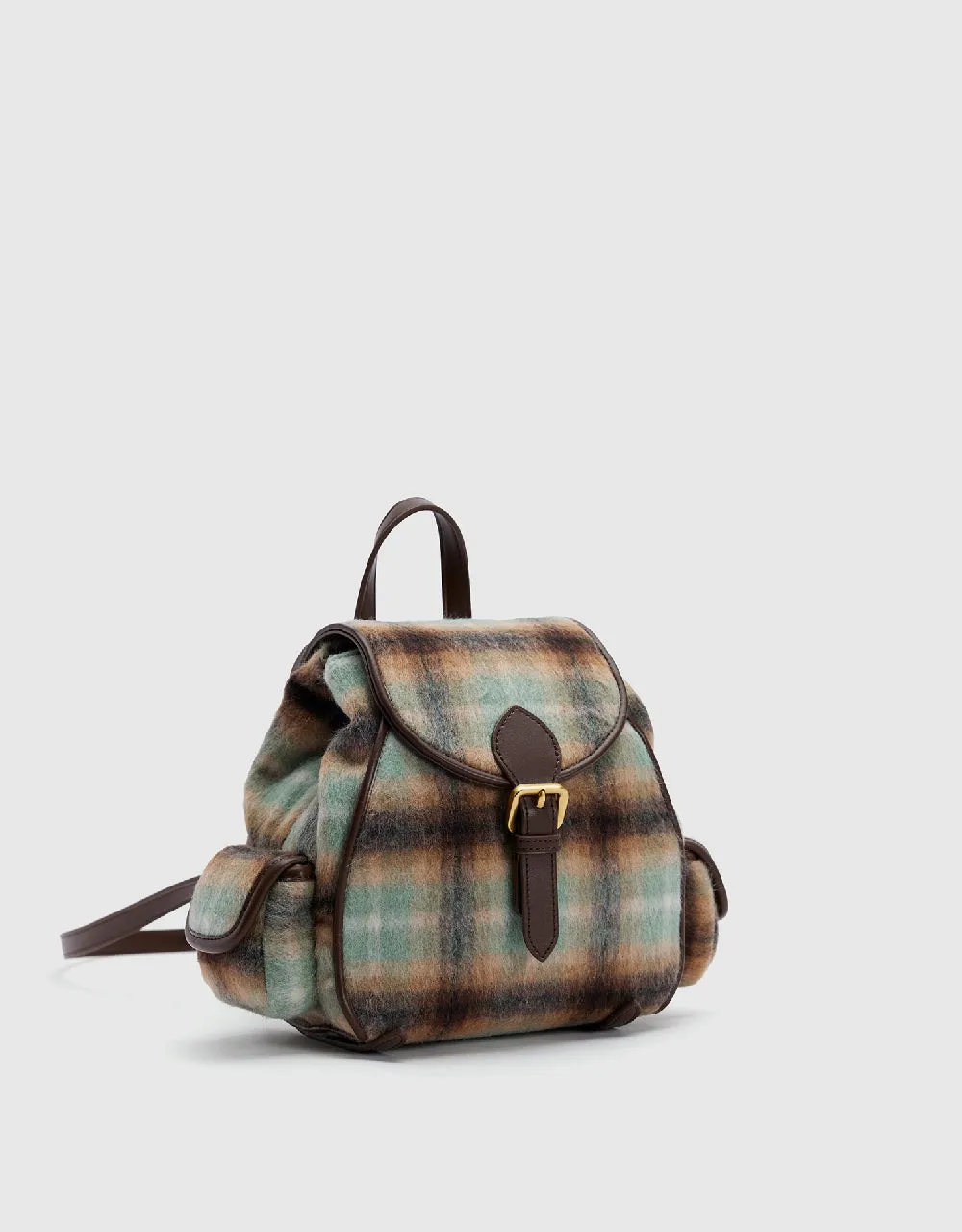 Plaid Mini Backpack sold by Urban Revivo product image thumbnail 3