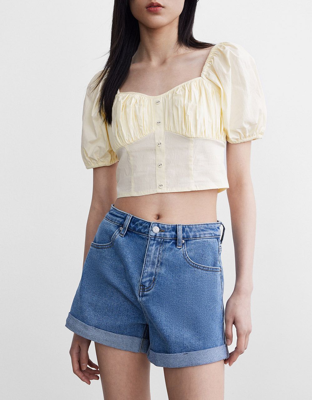 Buttoned Décor Blouse sold by Urban Revivo product image thumbnail 2