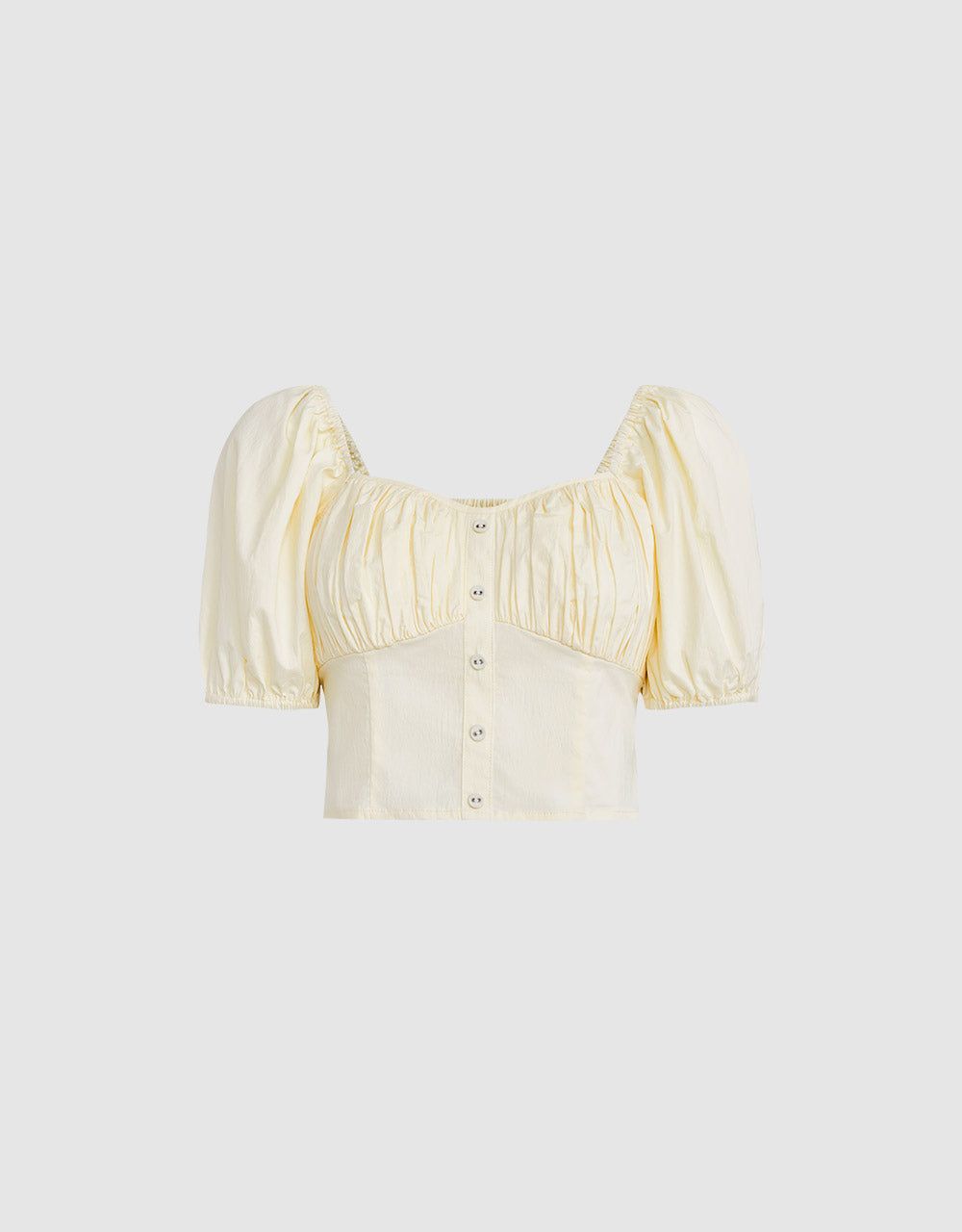Buttoned Décor Blouse sold by Urban Revivo