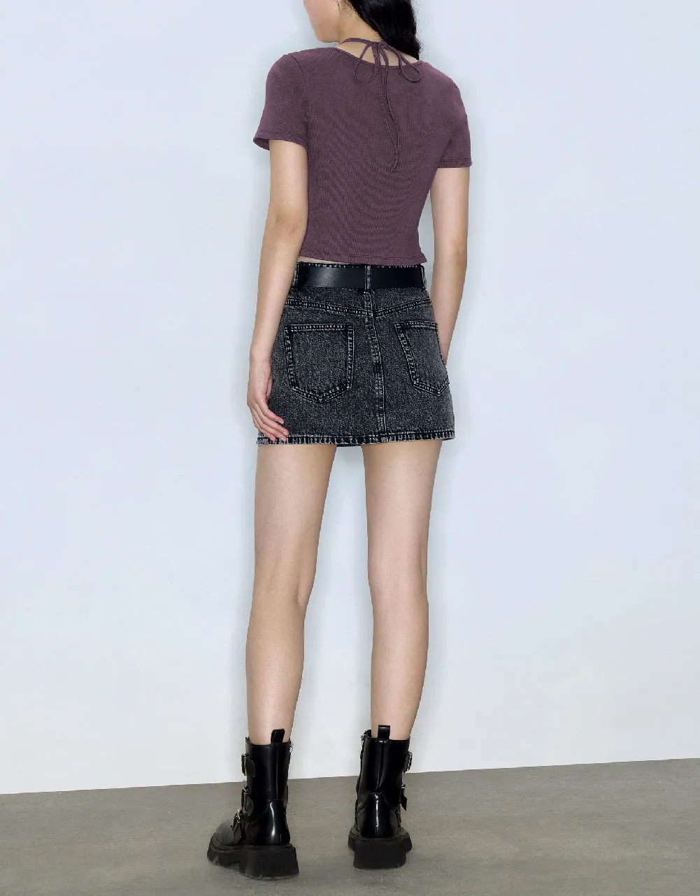 2 In 1 U Neck Skinny T-Shirt sold by Urban Revivo product image thumbnail 4