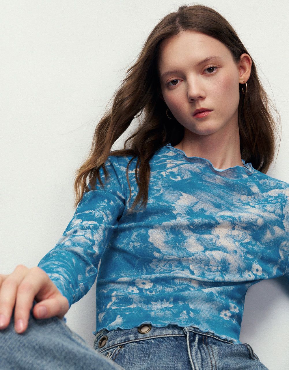 Lettuce Trim Printed Skinny T-Shirt sold by Urban Revivo product image thumbnail 5