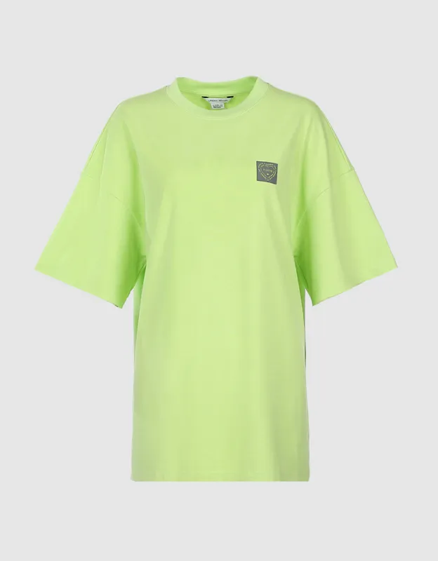Oversized Heart Print T-Shirt sold by Urban Revivo