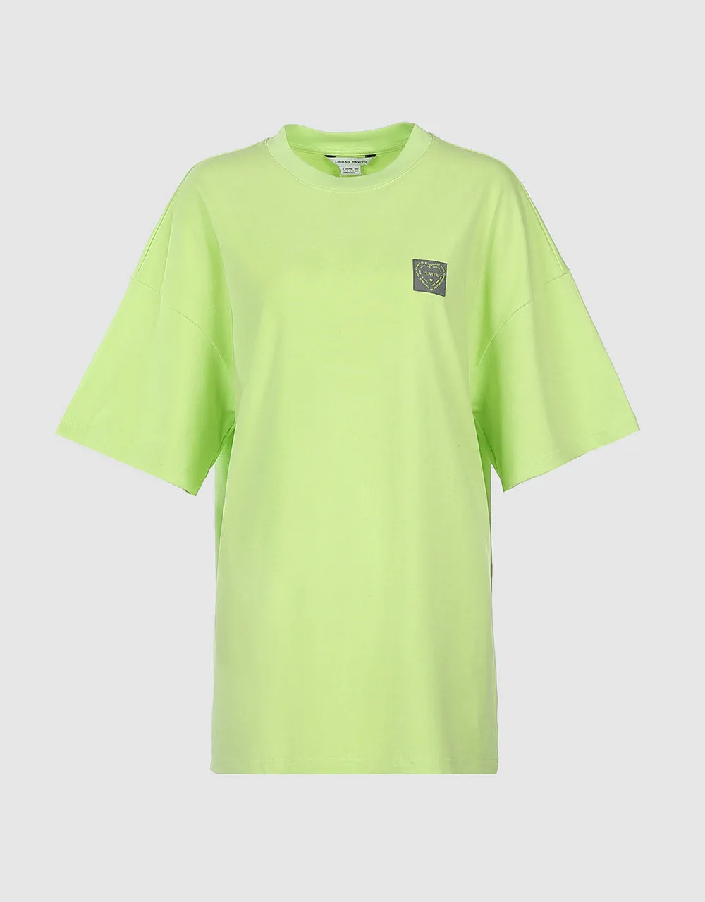 Oversized Heart Print T-Shirt sold by Urban Revivo