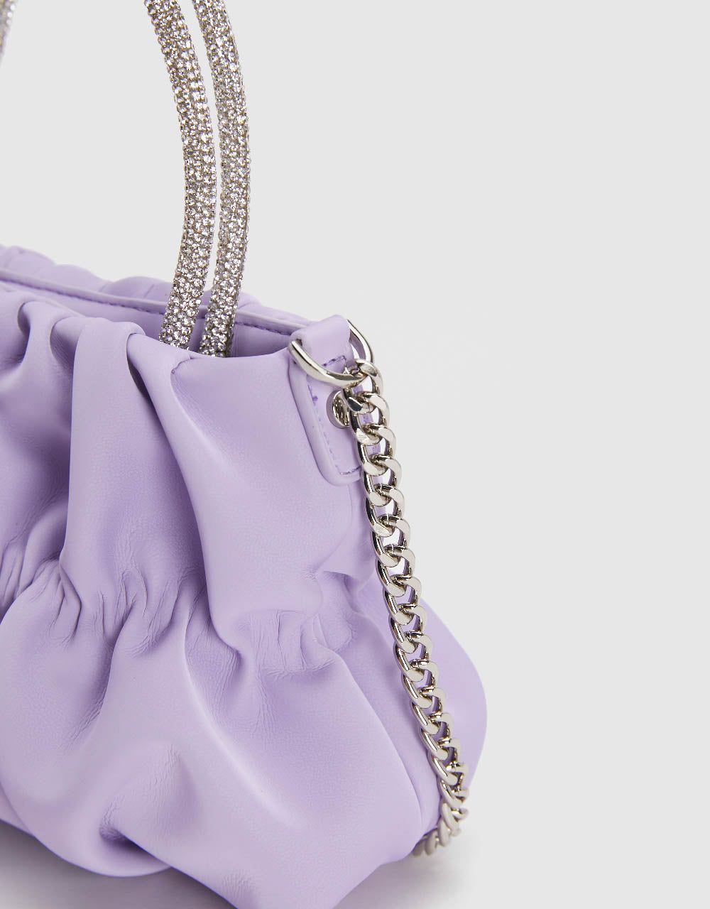 Ruched Shoulder Bag With Stand Handle sold by Urban Revivo product image thumbnail 5