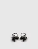 Bow Décor Vegan Leather Heeled Slingbacks sold by Urban Revivo