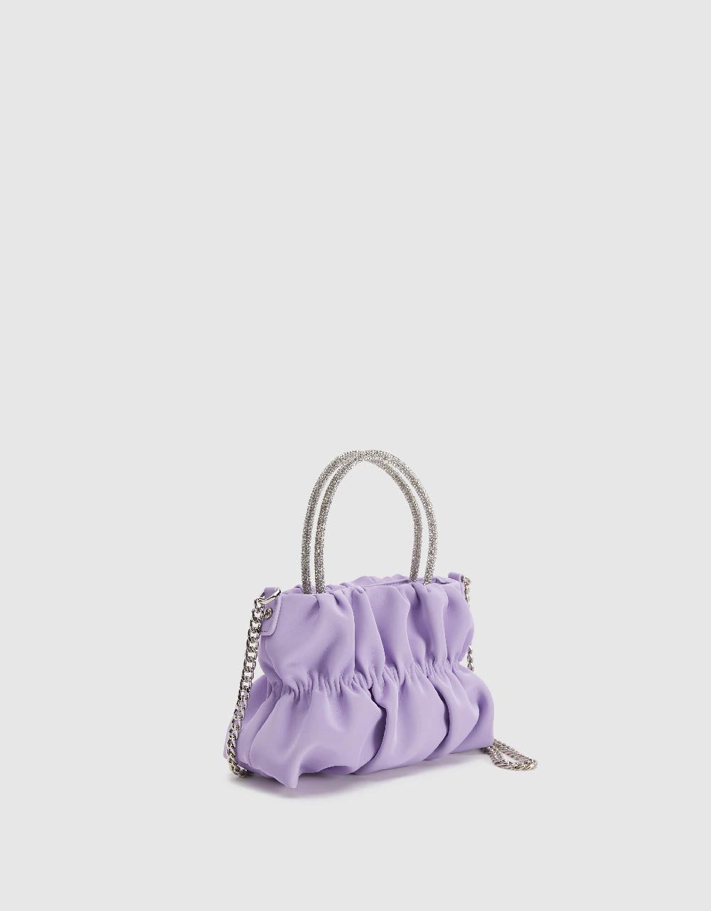 Ruched Shoulder Bag With Stand Handle sold by Urban Revivo product image thumbnail 2