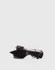 Bow Décor Vegan Leather Heeled Slingbacks sold by Urban Revivo
