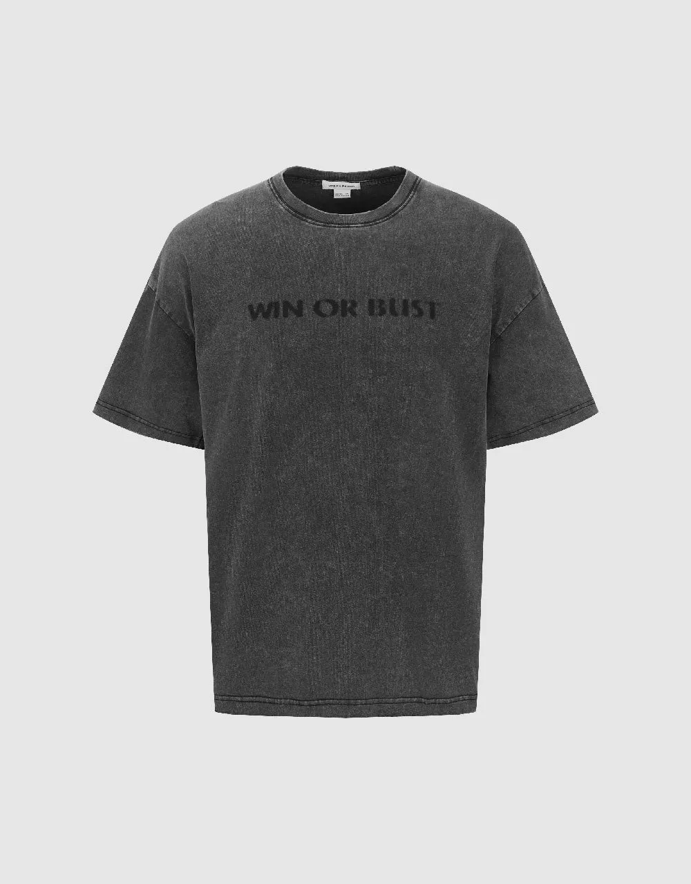 Letter Printed Crew Neck Knitted T-Shirt sold by Urban Revivo