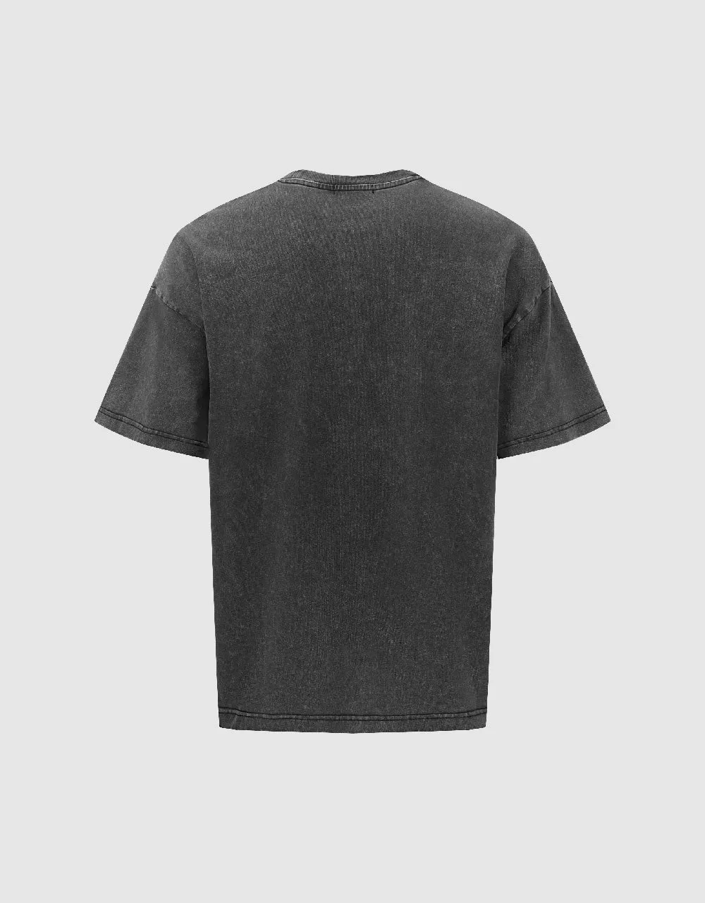 Letter Printed Crew Neck Knitted T-Shirt sold by Urban Revivo product image thumbnail 5