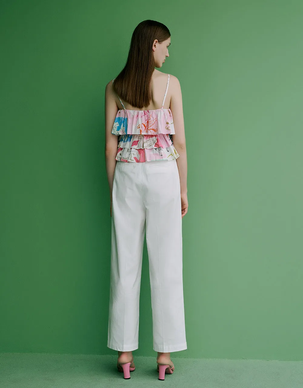 Printed Ruffle Cami Top sold by Urban Revivo product image thumbnail 5