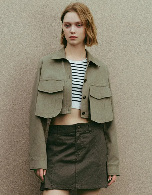 Cropped Straight Jacket sold by Urban Revivo